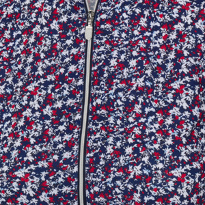 Womens Apparel: Greg Norman Women’s Play Dry Prestige Camo Floral Polo | Navy/Red