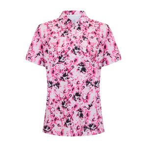 Womens Apparel: Sporte Leisure Women’s Tidal Bloom Polo | Pink