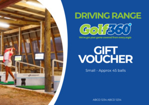 Sale Exclusions: Golf 360 Driving Range Gift Voucher