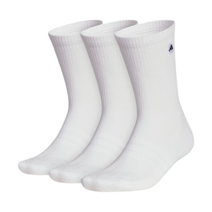 Adidas: Adidas Performance 3-Pack Crew Socks | White