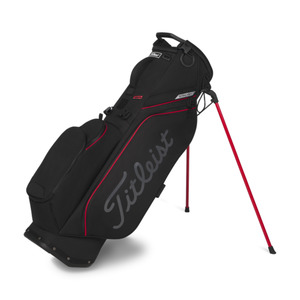 Waterproof Golf Bags: Titleist 2026 S4 StaDry Stand Bag | Black/Red/Graphite