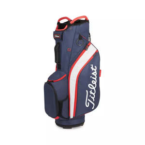Cart Bags: Titleist Cart 14 Golf Bag | Navy/White/Red