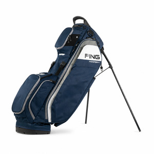 Golf Stand Bags: PING Hoofer 14 Stand Golf Bag | Navy/Grey