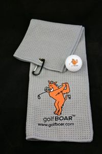Accessories: Golf BOAR™ Microfibre Golf Towel
