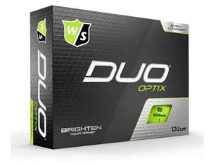Golf Balls: Wilson Staff Duo Ladies Optix Golf Balls - Green