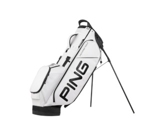 Ping: Ping Hoofer Tour Stand Bag - White/Black