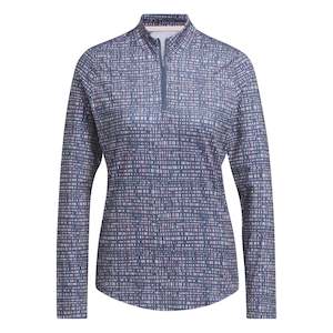 Adidas: Adidas Ultimate365 Printed Quarter Zip Mock