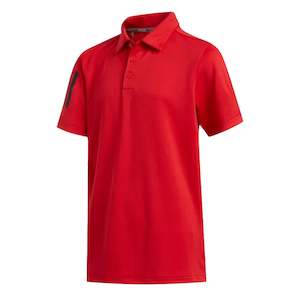 Juniors: Adidas 3 - Stripes Youth Polo
