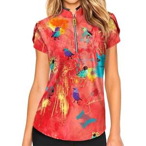 Jamie Sadock: Jamie Sadock Short Sleeve Polo - Tweet