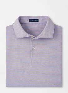 Peter Millar: Peter Millar Ambrose Performance Jersey Polo - Lavender Fog