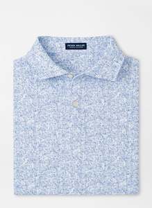 Peter Millar: Peter Millar Switching Gears Performance Jersey Polo - White