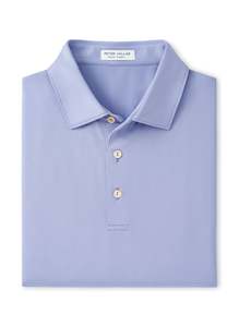 Peter Millar Solid Performance Jersey Polo - Lavender Fog