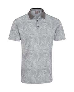 Ping Men`s Jared Polo - Grey/Rock/Navy