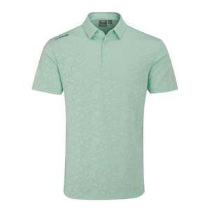 Ping Men`s Geo-Camo Polo - Misty Green