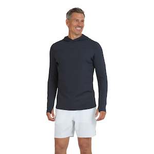 IBKUL Men's Solid Long Sleeve Hoody - Charcoal