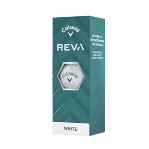Callaway 25 REVA Golf Balls Sleeve - White