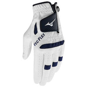 Golf Gloves: Mizuno Tecflex II Mens Golf Glove - White