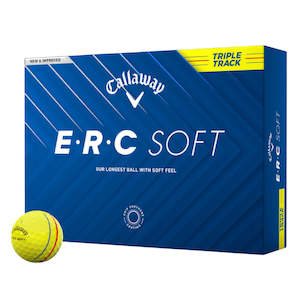 Callaway ERC Soft Yellow Triple Track Golf Balls - Dozen