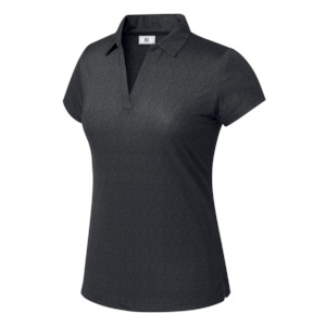 Footjoy Golf: FootJoy Ladies Cap Sleeve Print Golf Polo