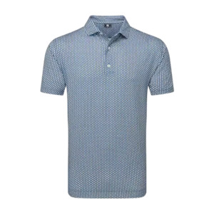 FootJoy Houndstooth Geo Lisle Polo Shirt
