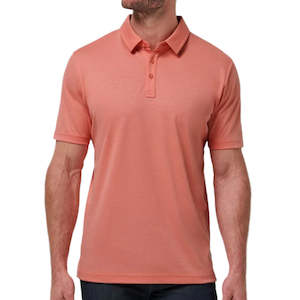 Travismathew Golf: TravisMathew On Our Way Polo - Terra Cotta
