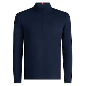 Golf Pullovers: G/Fore Men`s Brushed Back Tech Quarter Zip