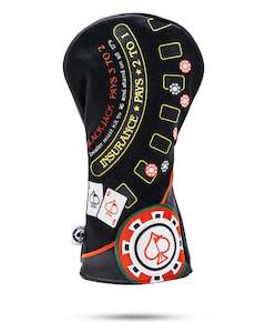 Golf Accessories: Pins & Aces Blackjack Driver Cover