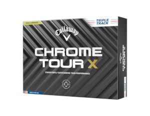 Callaway Golf Balls: Callaway Chrome Tour X Triple Track Golf Balls - Dozen