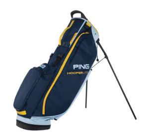 Ping Golf: Ping HooferLite Stand Bag - Navy/Crystal/Lemon