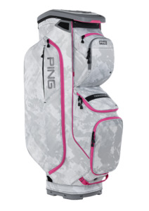 Ping Traverse Cart Bag - Platinum Graffiti/Malibu Rose