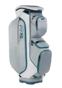 Ping Traverse Cart Bag - Grey/Platinum/Atlantic