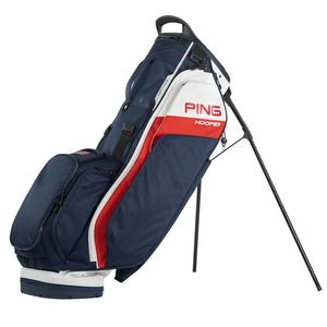 Ping Hoofer Stand Bag - Navy / White / Red