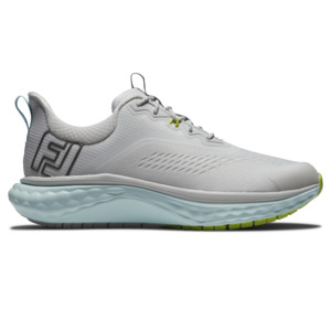 Footjoy Golf: FootJoy Ladies Quantum Textile Golf Shoes - Grey/Blue