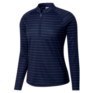 FootJoy Ladies 1/4 Zip Sun Protection Shirt - Navy