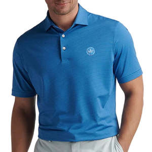 Golf Polos: Peter Millar 'Highlands' Performance Polo - Crown Sailor Blue