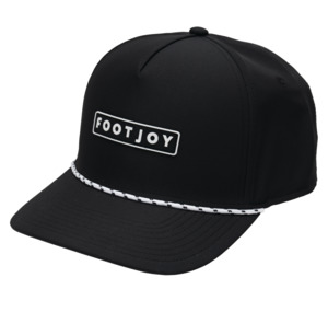 Footjoy Golf: FootJoy Wordmark Rope Cap - Black