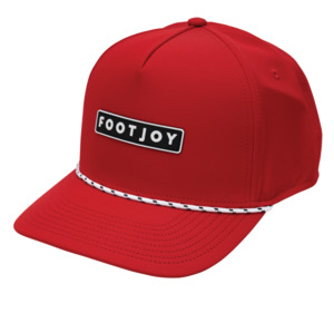 FootJoy Wordmark Rope Cap - Red