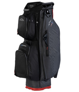 Sun Mountain C-100 H2NO Cart Bag - Steel/Black/Red