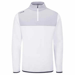 PING Kinver Colour Block Midlayer - White/Pearl