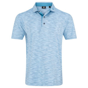 Footjoy Polos: FootJoy Space Dye Polo - High Tide