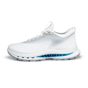 Ecco Golf Shoes: ECCO 26' Men's Biom Lace C5 Golf Shoes - White/Concrete
