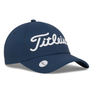 Golf Hats: Titleist Ladies Players Ball Marker Cap - Monterey/White