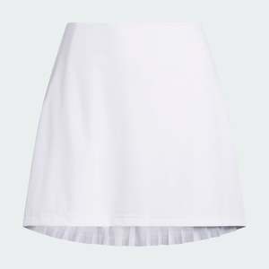 Adidas Ladies Ultimate365 Tour Pleated Skort - White