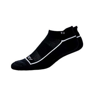 FootJoy Women's ProDry Fashion Roll Tab Socks Black