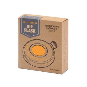 For Him: Circular Hip Flask One For The Road
