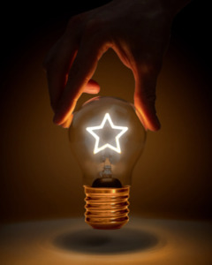 Star Lightbulb Lamp