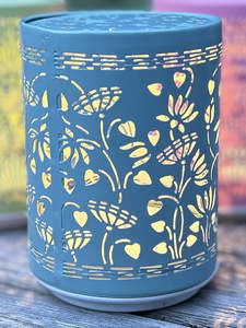 For Her: Blue Garden Shadow Cast Lantern