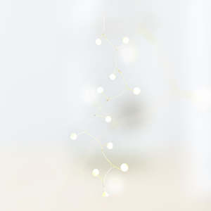 White Pastel Lights Rounds