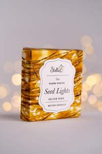For Her: Seed Light 5M Warm Silver Battery
