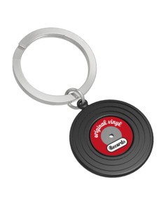 Christmas: Vinyl Records - Keychain
